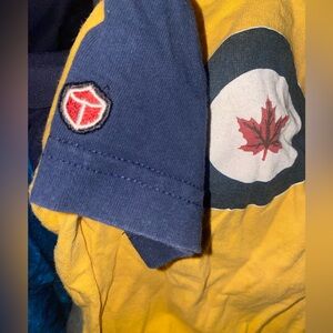 Red Canoe Royal Canadian Air Force colour block t shirt kids size 3T